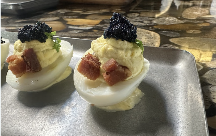 Carson Kitchen signature dishes Beets Chopped
Killer Shrimp
Devil's Eggs